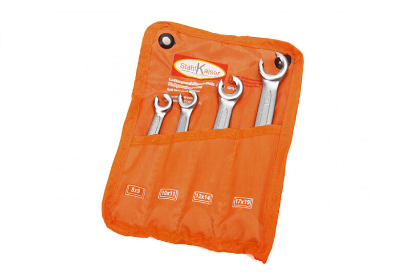 Remleiding sleutelset / open ring sleutelset 4-delig metrisch - Afbeelding 2
