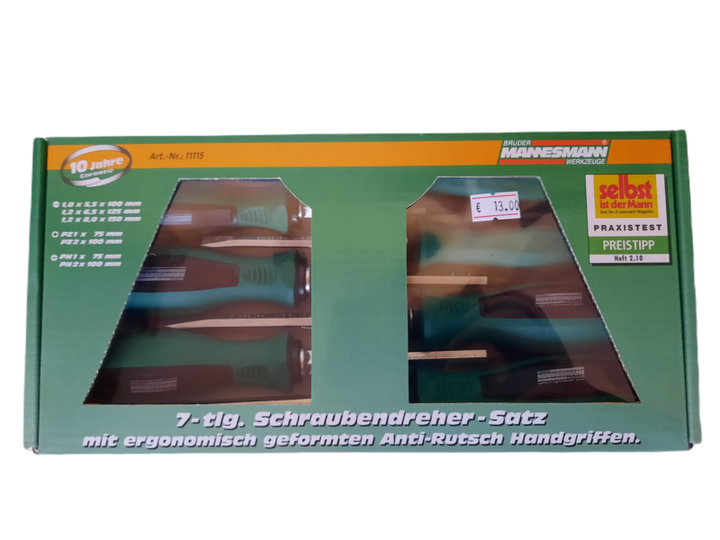 Mannesmann 7-delige schroevendraaier set - Afbeelding 3