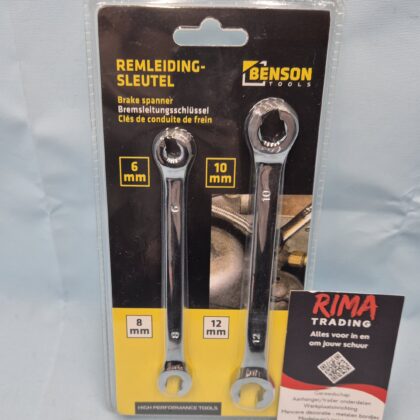 Remleiding sleutel / open ringsleutel metrisch