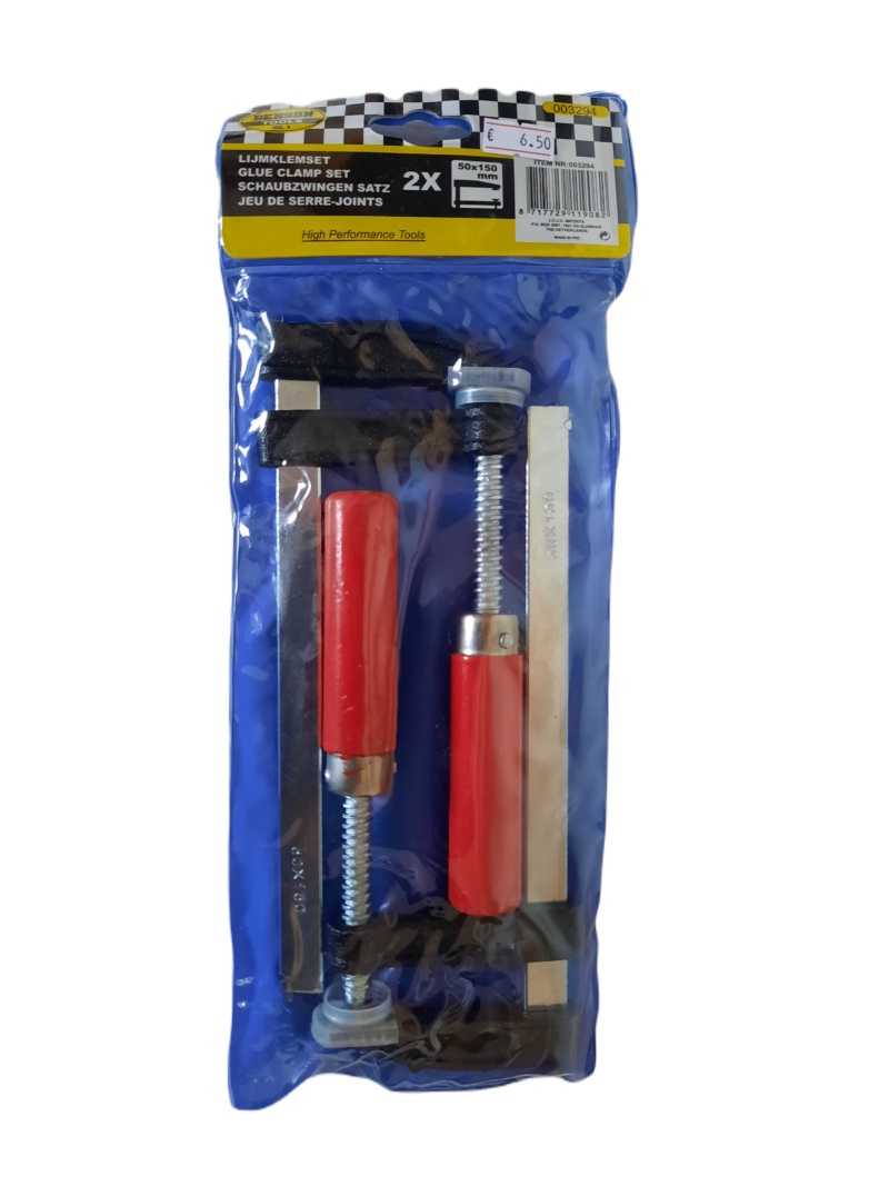 Lijmklem set 150x50mm