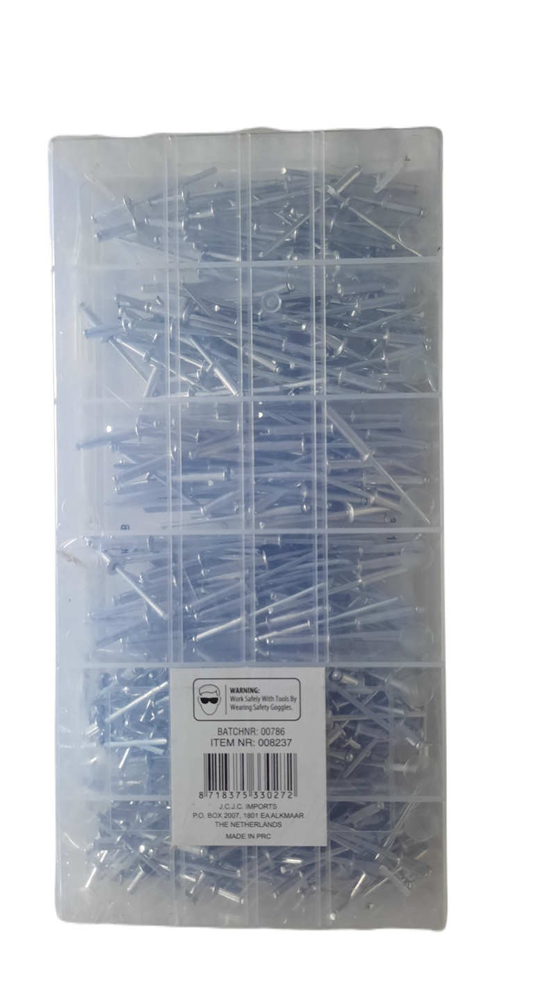 Popnagel / blindklinknagel set 320-delig - Afbeelding 2