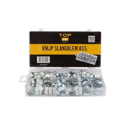 Knijpslangklem assortiment 150-delig