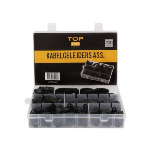 Kabelgeleiders assortiment 200-delig
