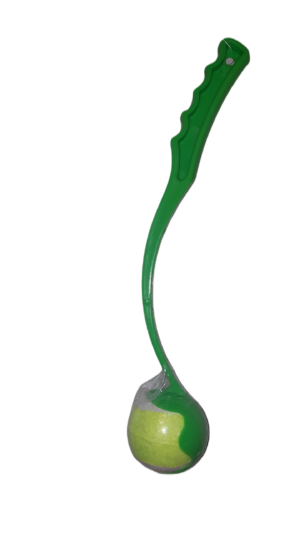 Ballenwerper 38cm met bal groen