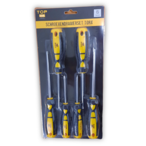 Schroevendraaierset torx 6-delig