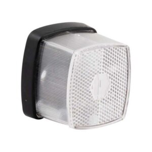 Breedtelamp / Positielamp / Zijlamp / markeringslamp wit met reflector