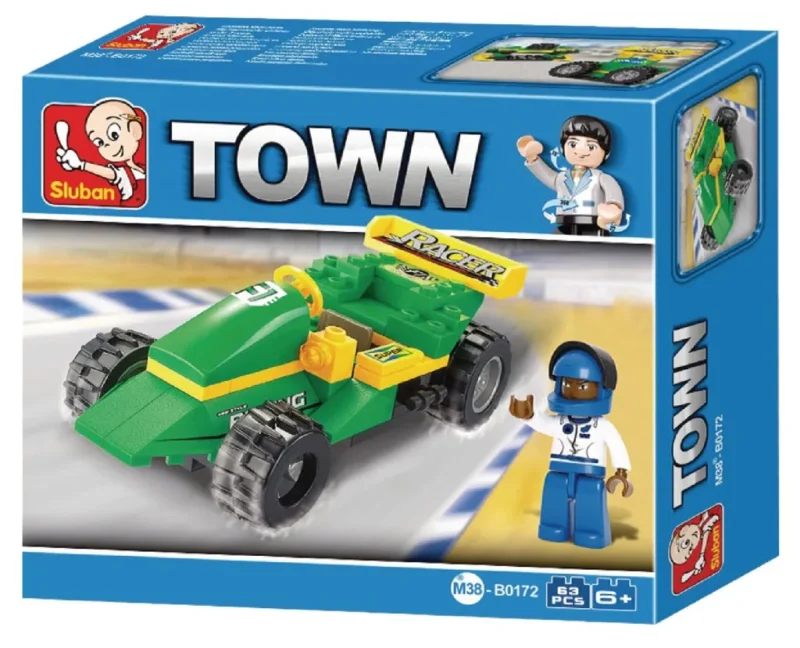 Sluban Town Racer M38-B0172 Streetracer 63-delig - Afbeelding 3