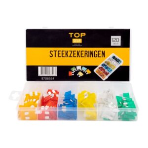Steekzekeringen assortiment 120-delig