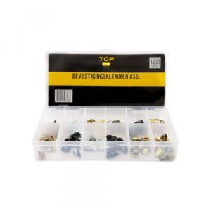 Bevestigingsklemmen assortiment 120-delig