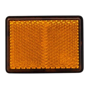 Plak reflector oranje 62x45MM