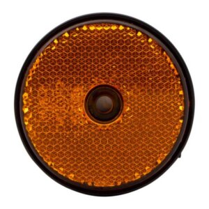 Ronde reflector oranje 60mm. oranje