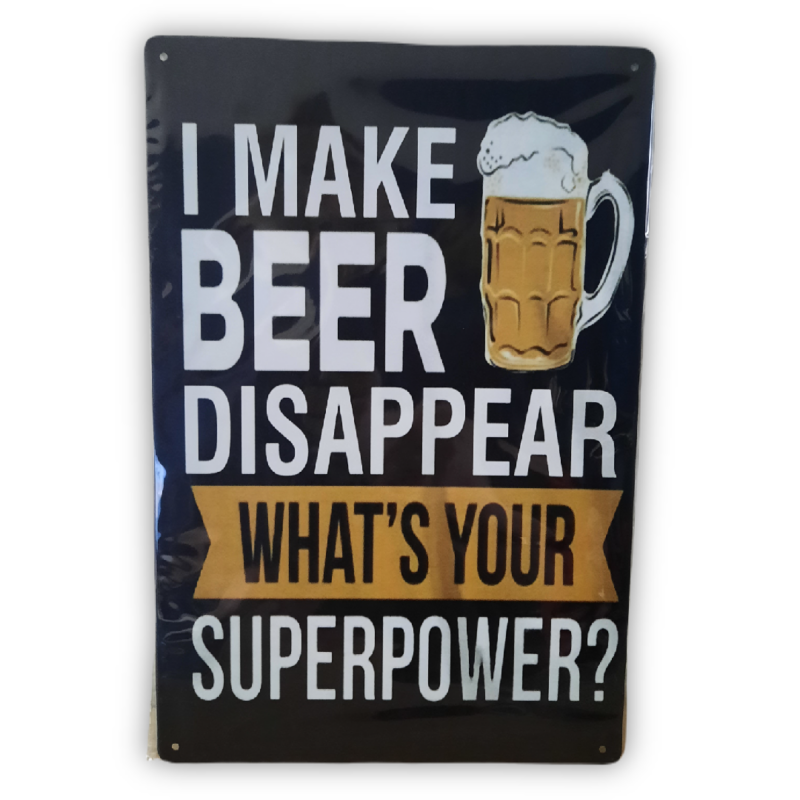 I make beer disappear