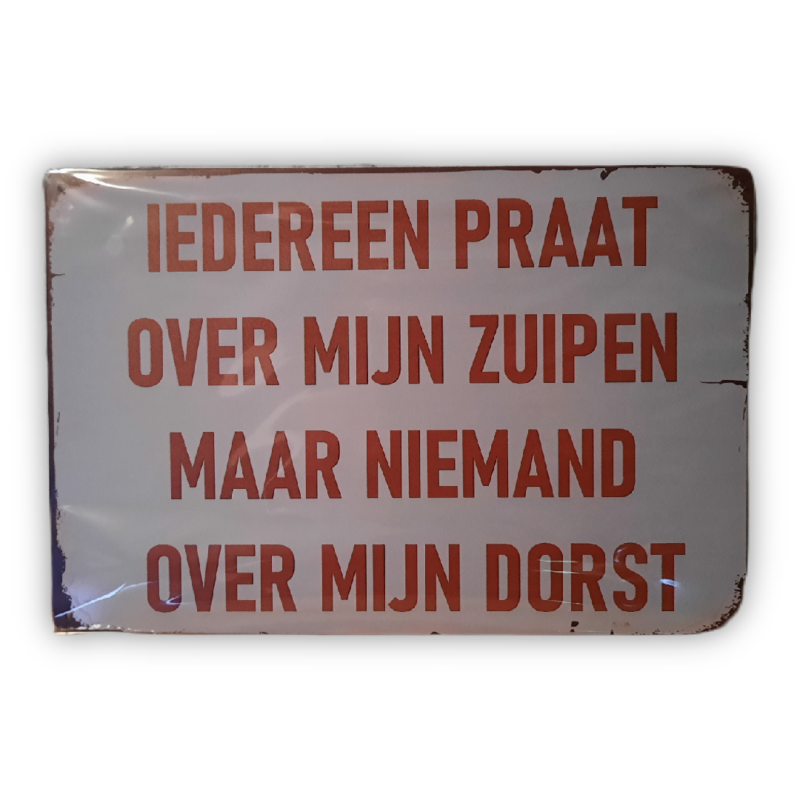 Iedereen praat over mijn zuipen, maar niemand over mijn dorst