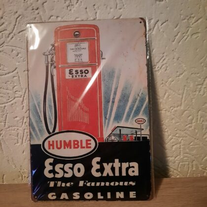Humble Esso Extra the famous gasoline