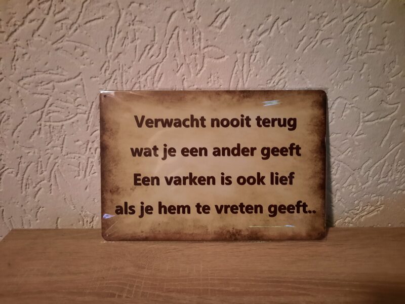 Een varken is ook lief