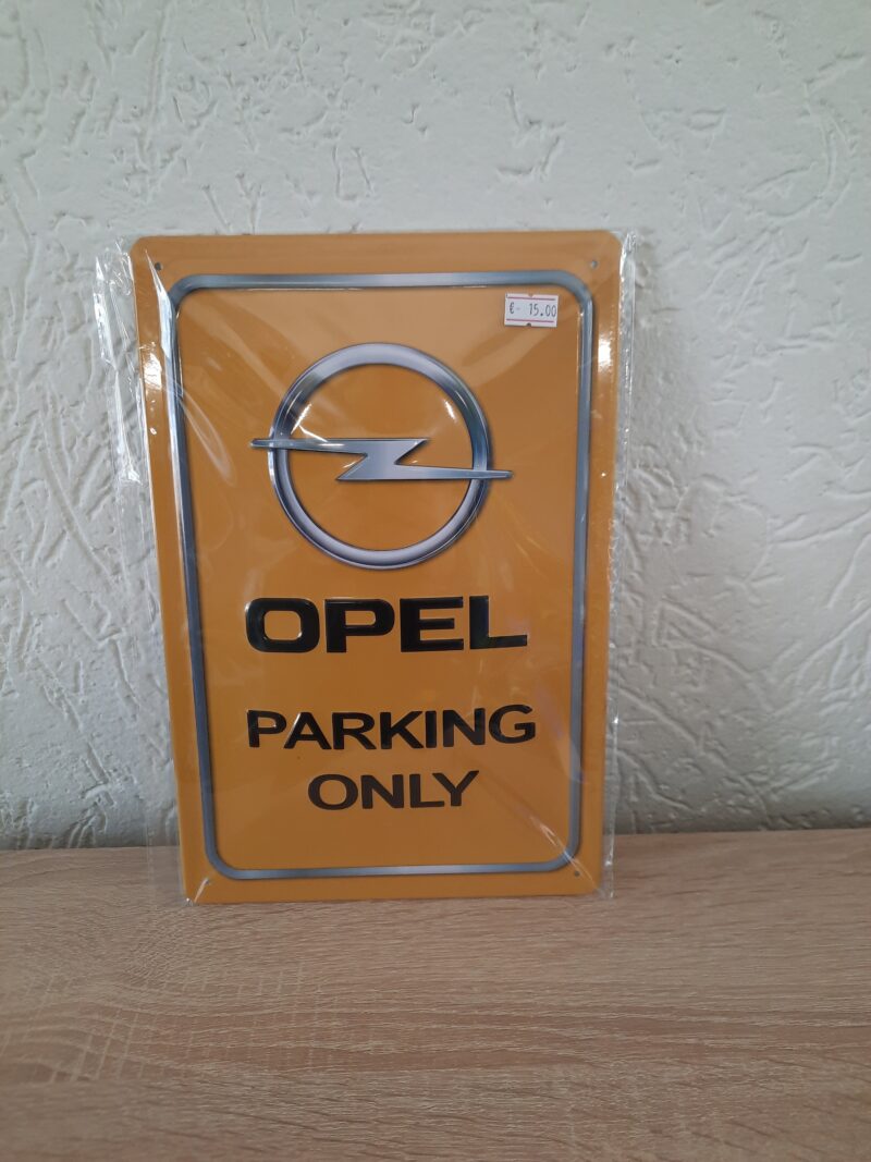 Opel parking only
