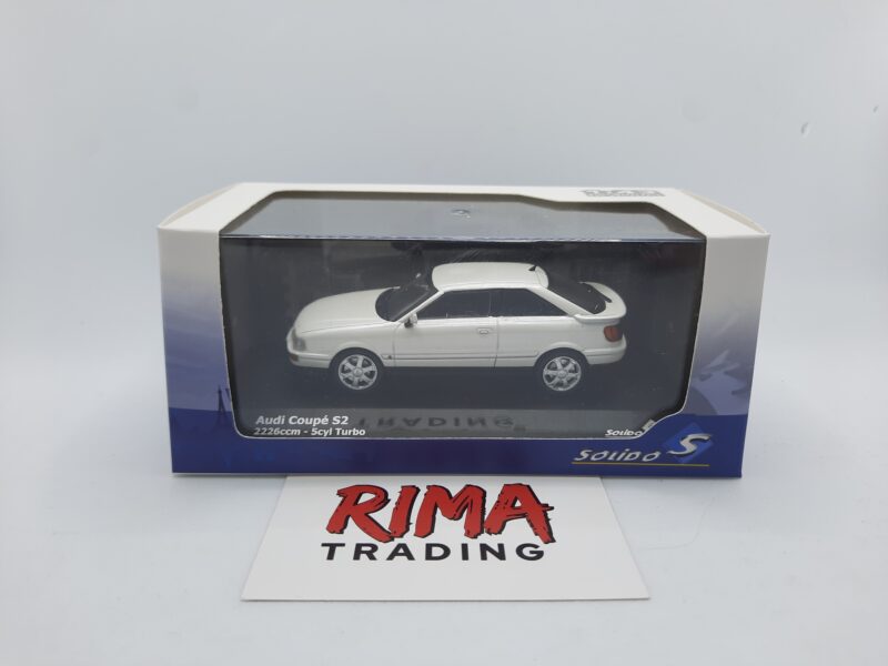 Audi Coupe S2 '92, wit - Solido 1:43