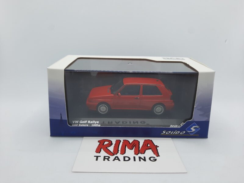 VW Golf II Rally '89, rood - Solido 1:43