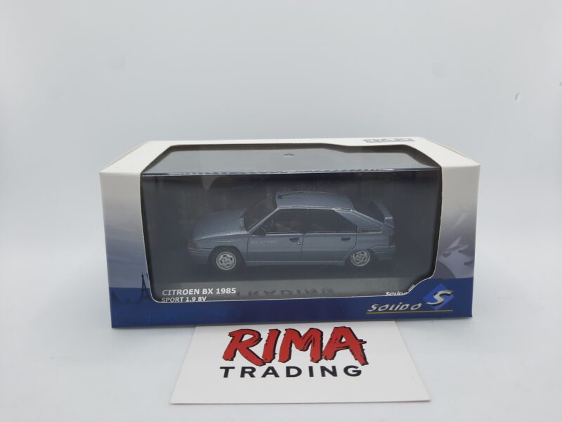 Citroën BX Sport 1.9 8v 1985 grijs Solido 1:43