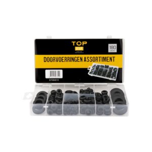 Doorvoerringen assortiment 180-delig