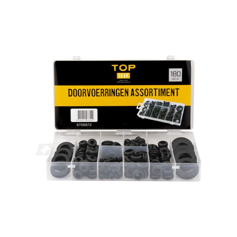 Doorvoerringen assortiment 180-delig