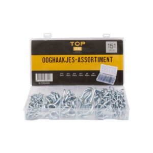 Ooghaakjes assortiment 151-delig