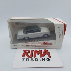 Mercedes Benz 200 D Heckflosse (W110), grijs - Schuco