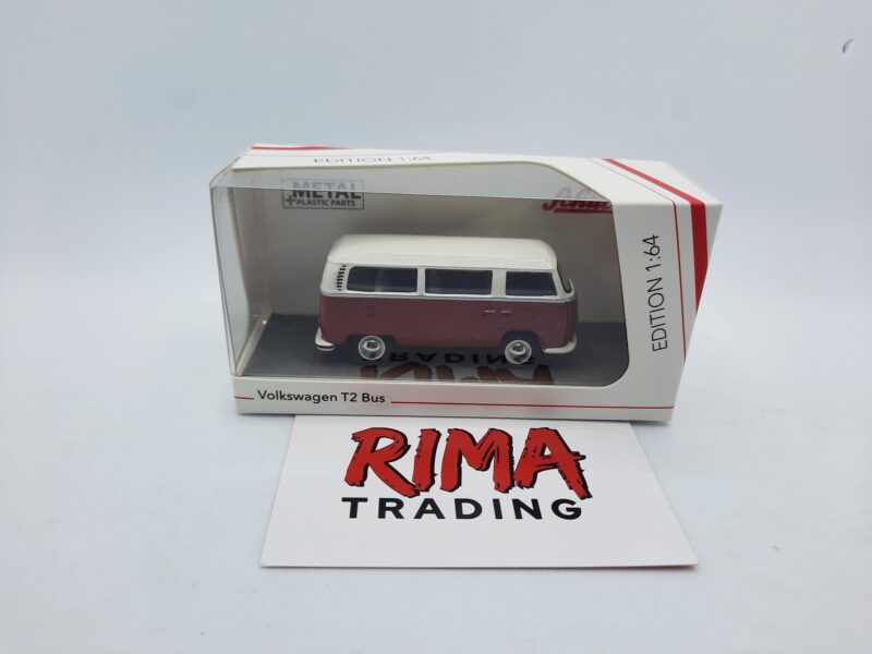 Volkswagen T2 rood/wit - Schuco