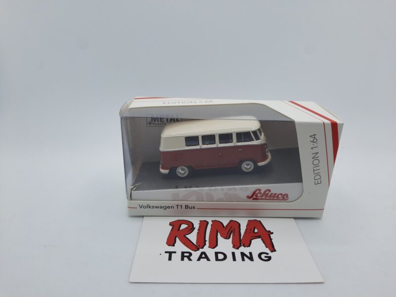 Volkswagen T1 rood/wit - Schuco