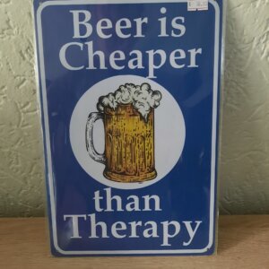 Beer is cheaper than therapy