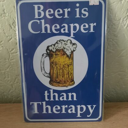 Beer is cheaper than therapy