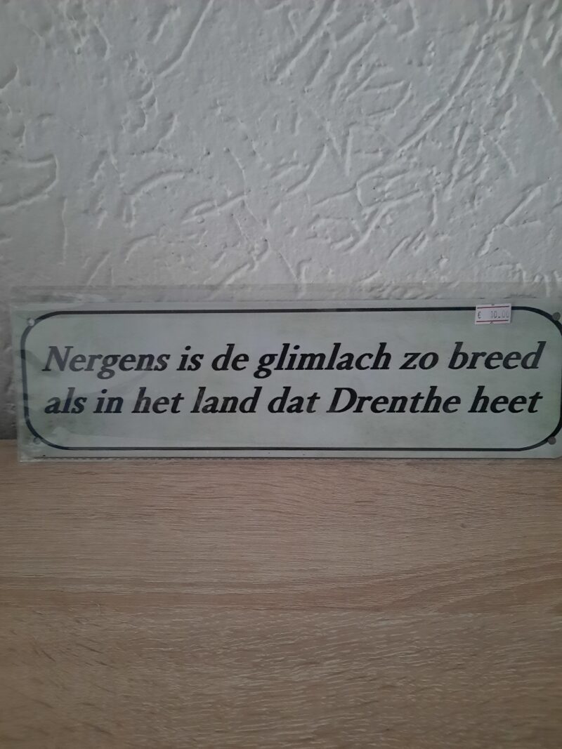 Nergens is de glimlach zo breed
