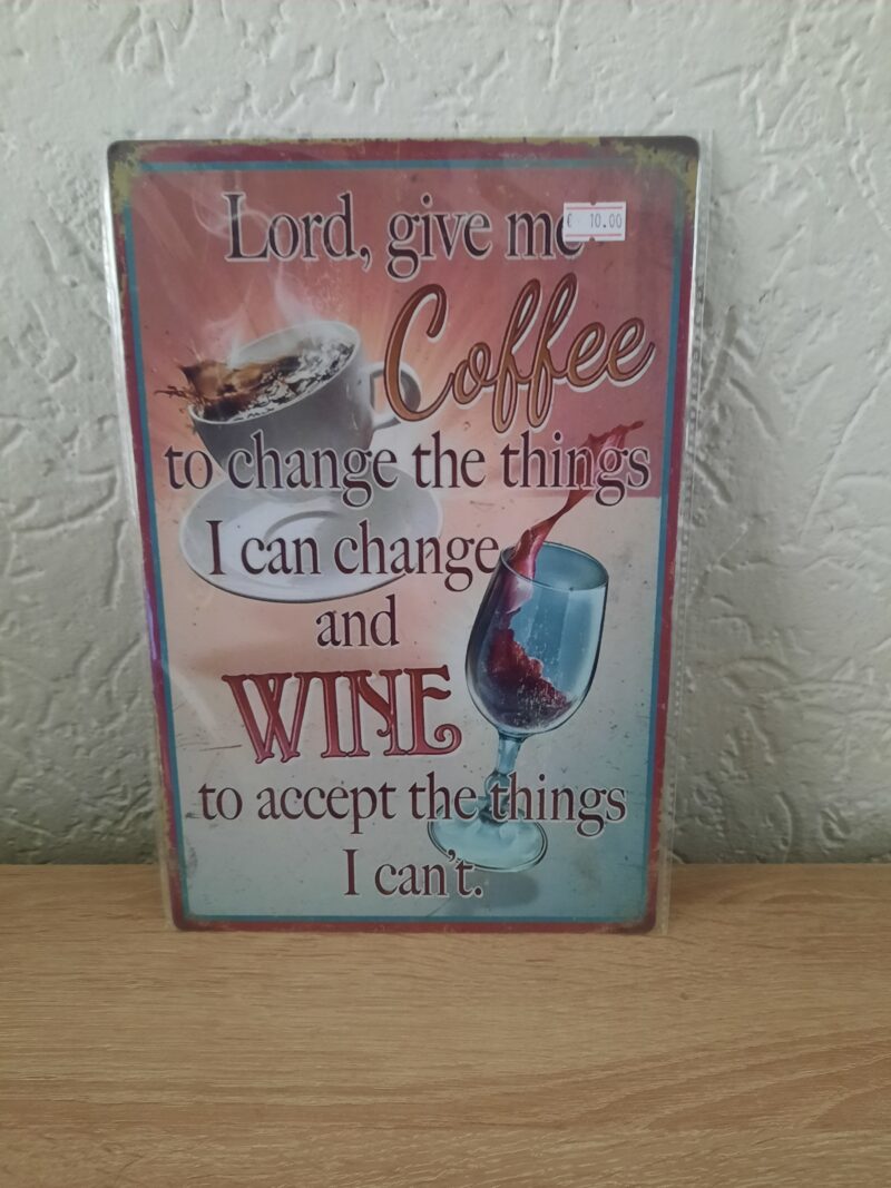 Lord, give me coffee