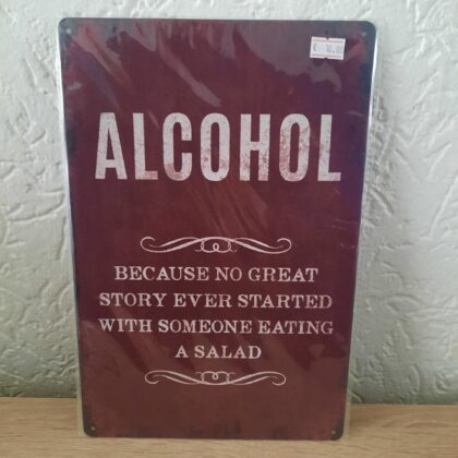Alcohol, because no great story...