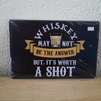 Whiskey may not be the answer, but it's worth a shot