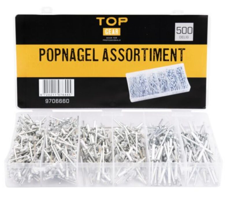 Popnagel assortiment 500-delig