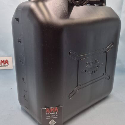 Zwarte jerrycan 20 liter