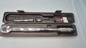 Momentsleutel 1/2" met adapter 3/8"