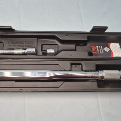 Momentsleutel 1/2" met adapter 3/8"