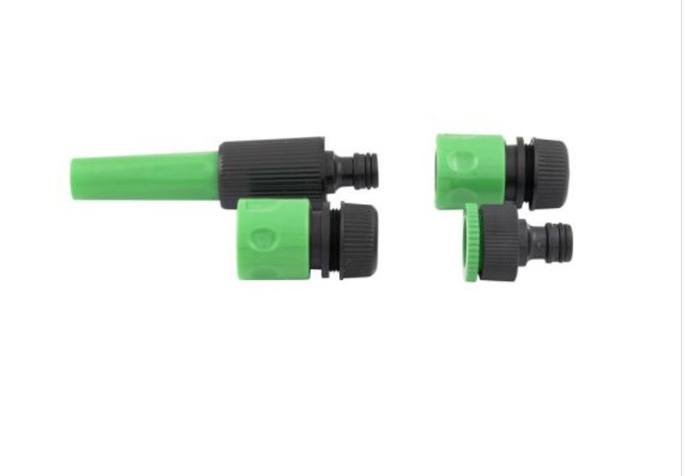 Tuinslang accessoires set: spuit, kraan- en slangkoppelingen