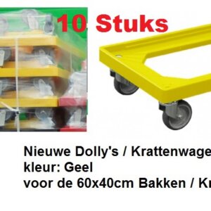 Dolly geel 600x400mm