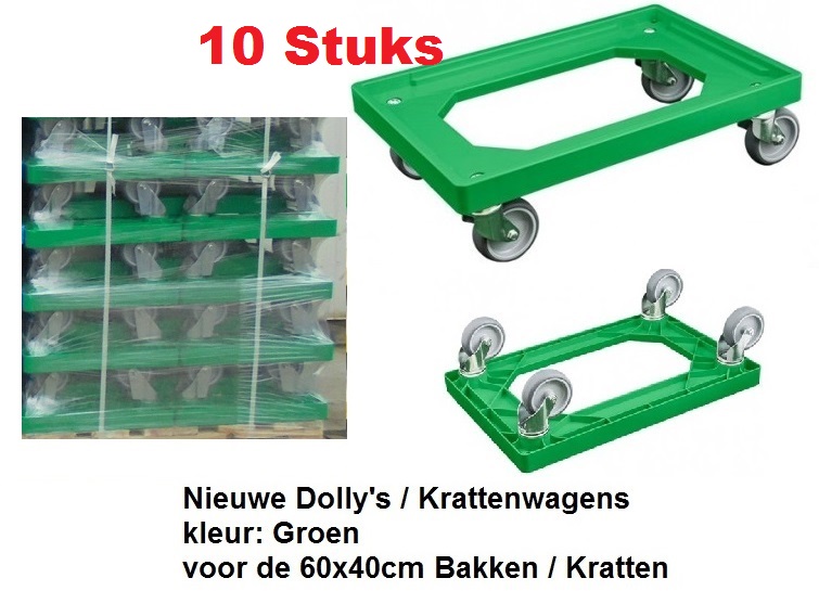 Dolly groen 600x400mm