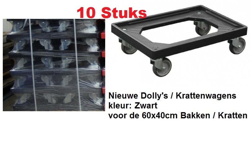 Dolly zwart 600x400mm